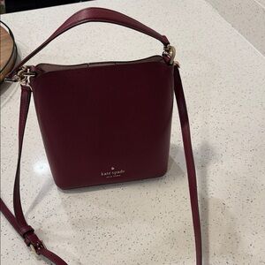 Kate Spade Deep Red Crossbody Bag